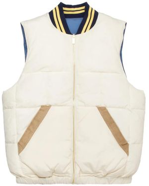 Drole de Monsieur Sleeveless Down Jacket - White