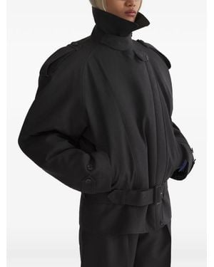 Mugler Round Jacket - Black