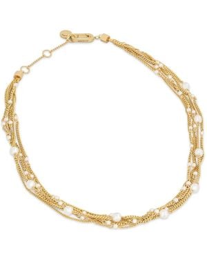AllSaints Curb-Chain Necklace - Metallic