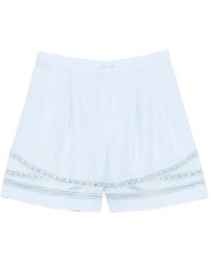 Ermanno Scervino Cotton Shorts - Blue