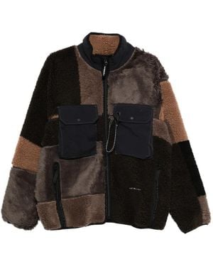 and wander Patchwork Jacket - Black