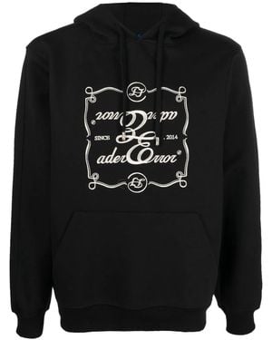Adererror Decal Logo Hoodie - Black