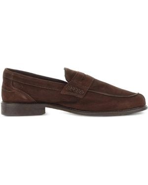 Duca Degli Abruzzi Amalfi Suede Loafers - Brown