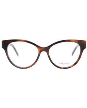 Saint Laurent Oval Shaped Glasses - Blue