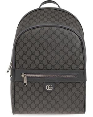 Gucci Medium Ophidia Backpack - Grey