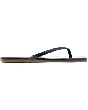 TKEES Square Toe Lily Sandals - White