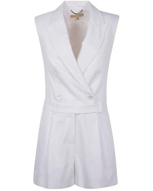 MICHAEL Michael Kors Mono corto de lino - Blanco