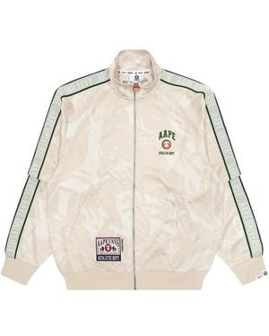Aape By A Bathing Ape Aapeunvs Zip-Up Sport Jacket - Natural