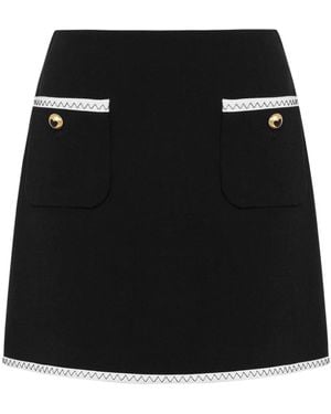 Moschino High-waisted Mini Skirt - Black