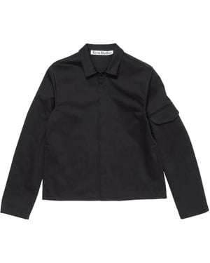 Acne Studios Button-Fastening Jacket - Black