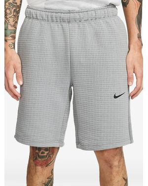 Nike Logo-Print Shorts - Grey