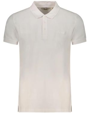 Ellesse Logo-Embroidered Piqué Polo Shirt - White
