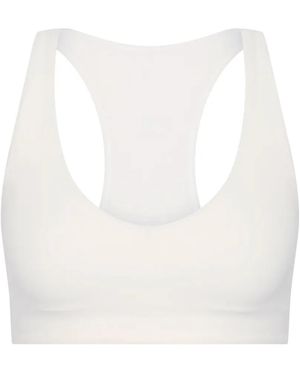 The Upside Sujetador Courtship Jetta Con Espalda De Nadador - Blanco