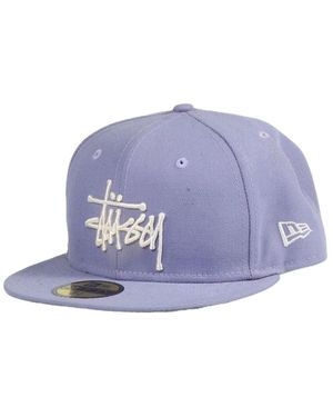 Stussy X New Era 59fifty Copyright Crown Cap - パープル