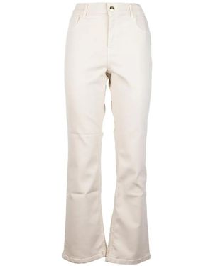 Marella Logo-Patch Jeans - White