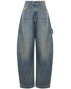DARKPARK Faded Hammer-Loop Jeans - Blue