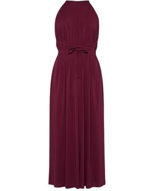 Eres Ines Maxi-Jurk Met Halternek - Paars