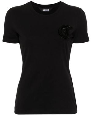 Just Cavalli T-Shirts And Polos - Black