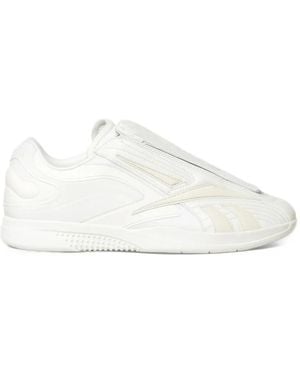 Reebok Hammer Pro Ltd Paneled Touch-Strap Sneakers - White