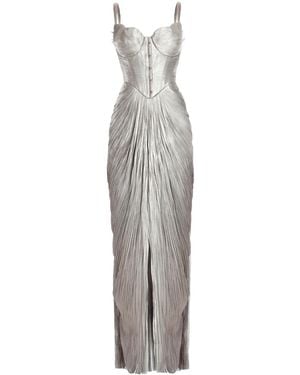 Maria Lucia Hohan Tone Noemie Silk Gown - Grey
