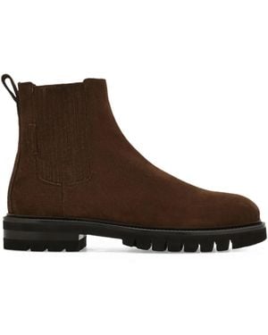 Ferragamo Chelsea-Boots aus Wildleder - Braun