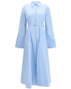 Gabriela Hearst Ausgestelltes Carmina Kleid - Blau