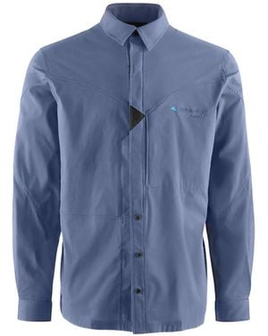 Klättermusen Chemise Garm À Manches Longues - Bleu