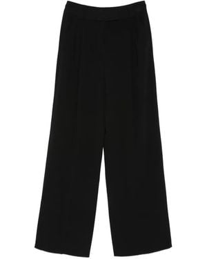 Marella Tairone Wide-Leg Trousers - Black