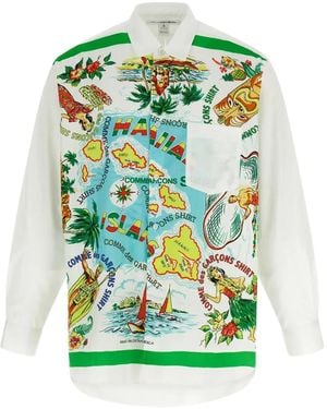 Comme des Garçons プリント シャツ - グリーン