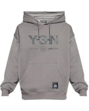 Y-3 X Neighborhood Hoodie Met Grafische Print - Grijs