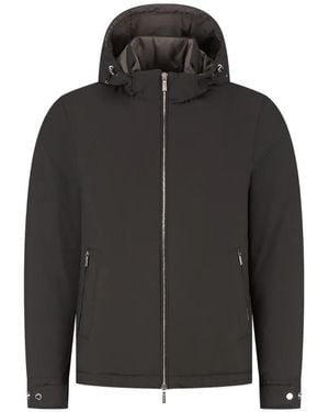Moorer Hooded Jacket - Black
