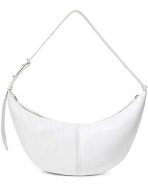 Proenza Schouler Slide Leather Shoulder Bag - White
