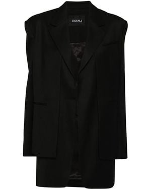 Goen.J Blazer A Strati - Nero