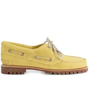 Timberland Authentic Suede Boat Shoes - Yellow