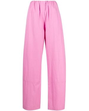 Paris Georgia Basics Cocoon Parachute Wide-Leg Trousers - Pink