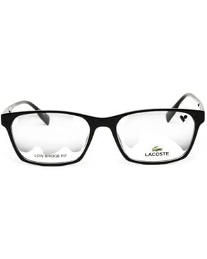 Lacoste Rectangle-Frame Glasses - Black