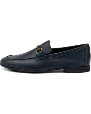 Frau Mocassins À Détails De Mors - Blue