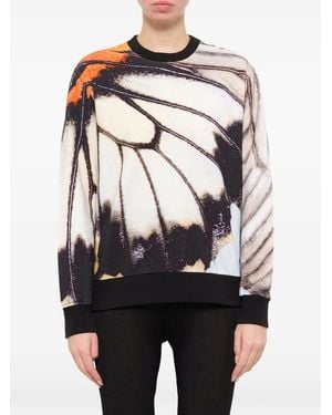 Givenchy Podium Pullover Mit Schmetterling-Print - Grau