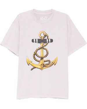 Melt T-Shirt À Imprimé Graphique - White