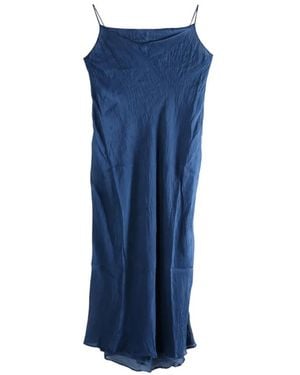 Marc Le Bihan Vestido Midi Con Efecto Arrugado - Azul