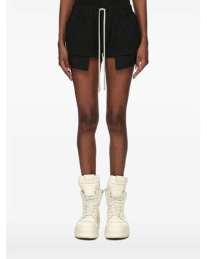 Rick Owens Bermudas Con Cordones - Negro