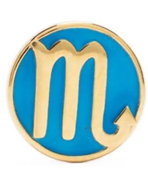 Maria Black Scorpio Coin Charm - Blue