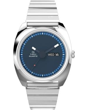 Timex Q Reißue Armbanduhr 37Mm - Blau
