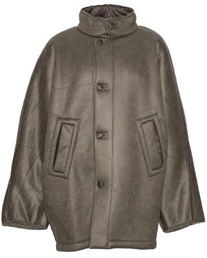 Henrik Vibskov Chaqueta con cierre de botón - Gris