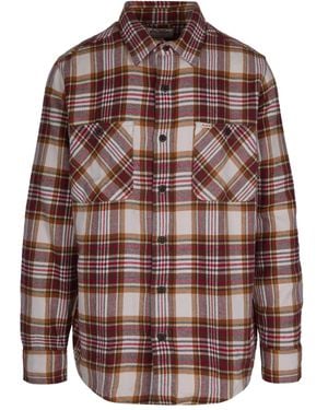 Filson Kariertes Hemd mit Tasche - Rot