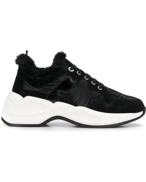 Tosca Blu Two-Tone Low-Top Sneakers - Black