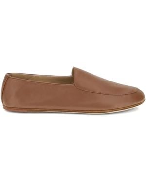 Loro Piana Mocasines De Piel - Marrón