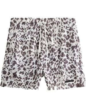 Stampd Leopard Shorts - Weiß