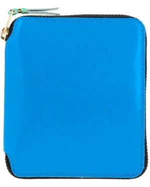Comme des Garçons Super Fluo Wallet - Blue