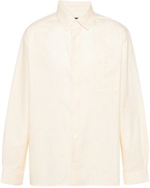A.P.C. Malo Striped Shirt - Natural